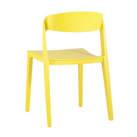 Стул Moris пластик желтый