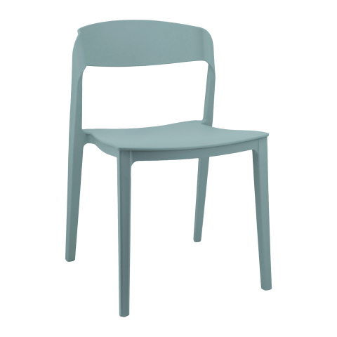 Стул Moris пластик голубой