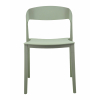 Стул Moris пластик серо-зеленый