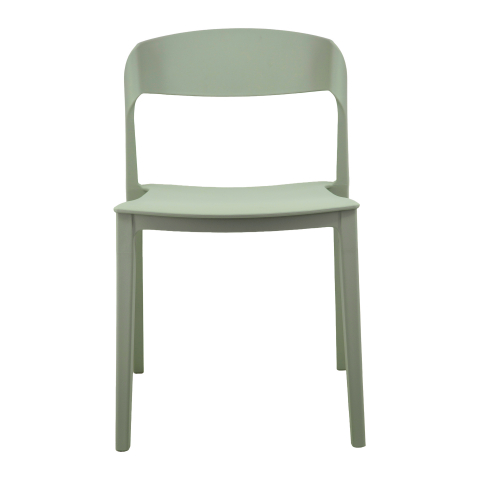 Стул Moris пластик серо-зеленый