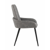 Стул Мюнхен искусственная замша серый