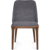 Стул Nensy каркас темный орех, ткань серая