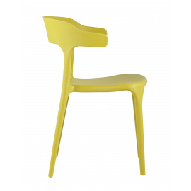 Стул Нео пластик горчичный