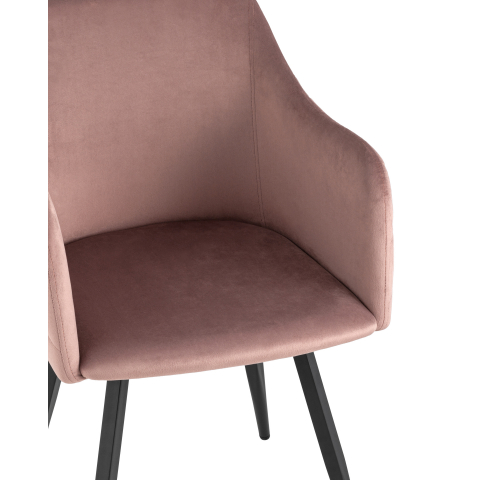 Стул Ника вращающийся велюр пыльно-розовый