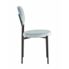 Стул обеденный Барбара велюр серо-голубой NC