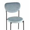 Стул обеденный Барбара велюр серо-голубой NC