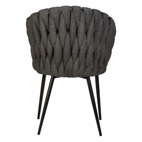 Стул обеденный MATILDA, цвет сиденья графитовый (LAR-275-21), цвет основания черный