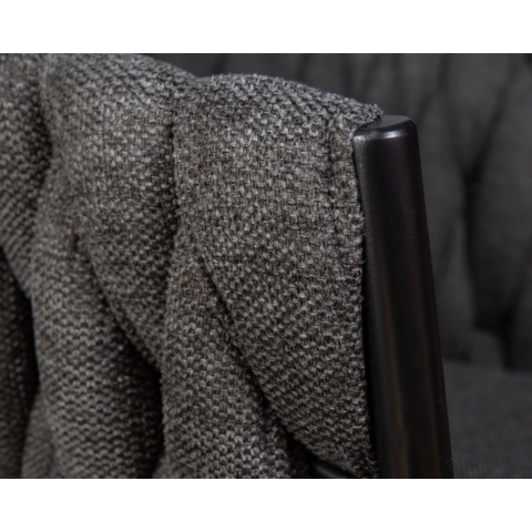 Стул обеденный MATILDA, цвет сиденья графитовый (LAR-275-21), цвет основания черный