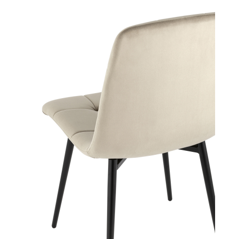 Стул Одди велюр бежевый