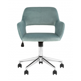 Кресло офисное ROSS велюр серо-зеленый