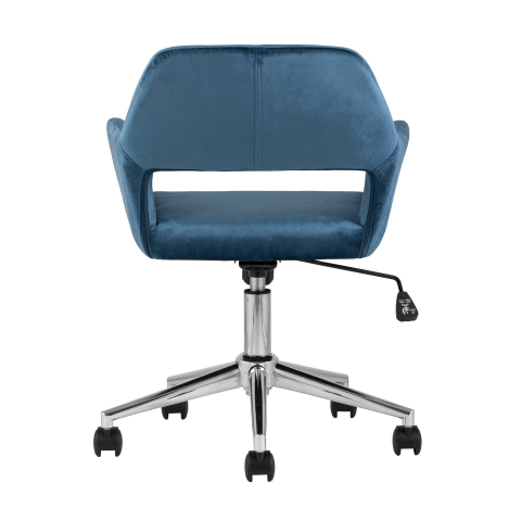 Кресло офисное Ross велюр синий
