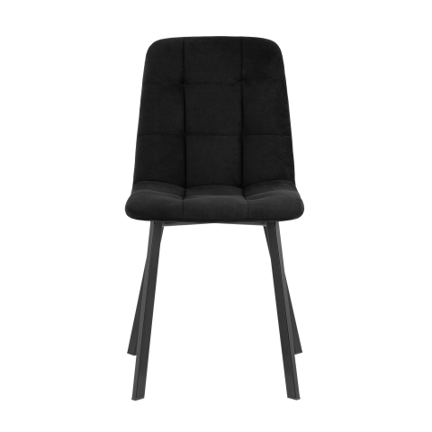 Стул Oliver Square велюр черный