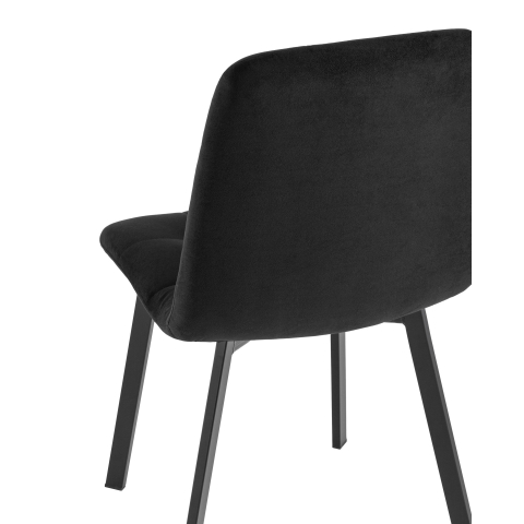 Стул Oliver Square велюр черный
