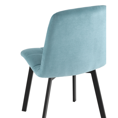 Стул Oliver Square велюр пыльно-голубой