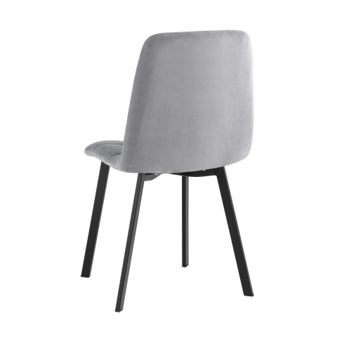 Стул Oliver Square велюр серый