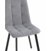 Стул Oliver Square велюр серый