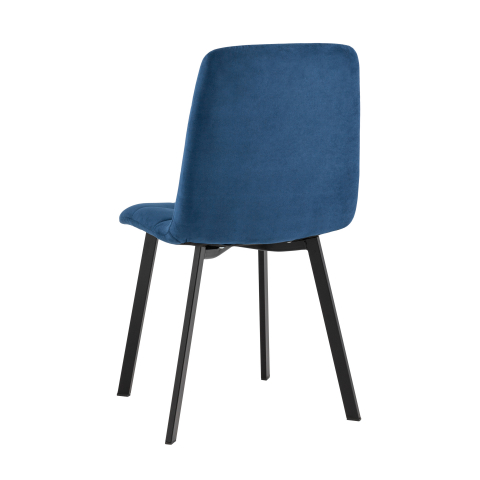 Стул Oliver Square велюр синий