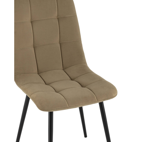 Стул Oliver велюр капучино