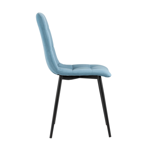 Стул Oliver велюр пыльно-голубой