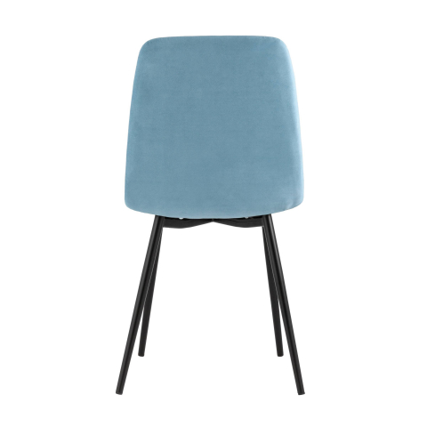 Стул Oliver велюр пыльно-голубой