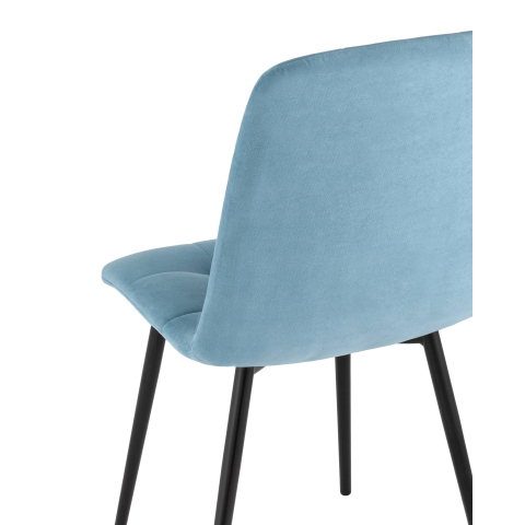 Стул Oliver велюр пыльно-голубой