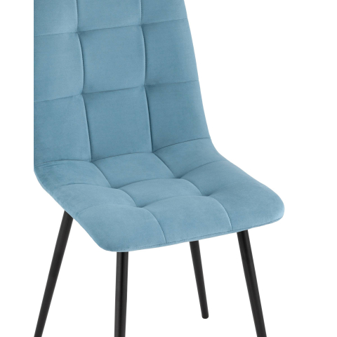 Стул Oliver велюр пыльно-голубой