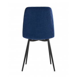 Стул Oliver велюр тёмно-синий