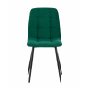Стул Oliver велюр тёмно-зелёный