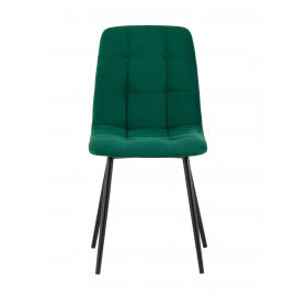 Стул Oliver велюр тёмно-зелёный