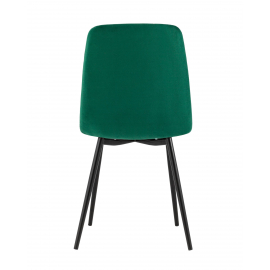 Стул Oliver велюр тёмно-зелёный