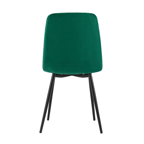 Стул Oliver велюр тёмно-зелёный