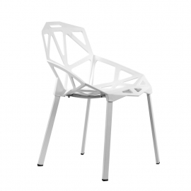 Пластиковый стул One белый