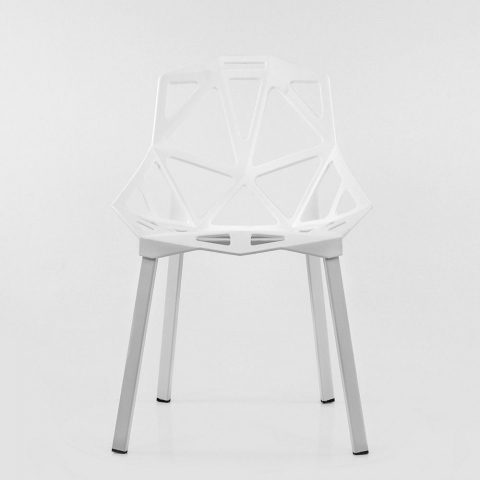 Пластиковый стул One белый