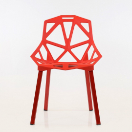 Пластиковый стул One красный