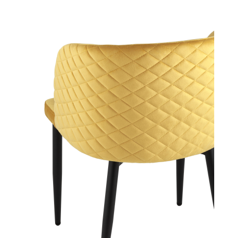 Стул Оскар велюр оранжевый