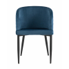 Стул Оскар велюр сине-зеленый
