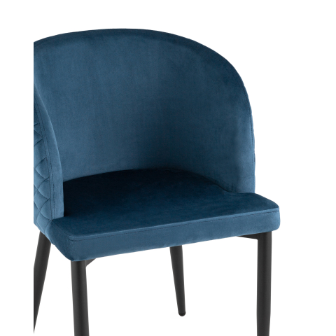 Стул Оскар велюр сине-зеленый