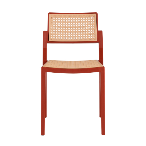 Стул пластиковый Milto красный