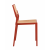 Стул пластиковый Milto красный