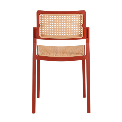 Стул пластиковый Milto красный