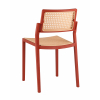 Стул пластиковый Milto красный