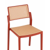 Стул пластиковый Milto красный
