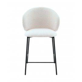 Стул полубарный Блейз букле белый