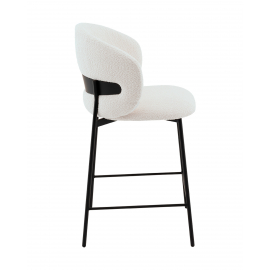 Стул полубарный Блейз букле белый