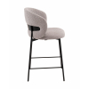 Стул полубарный Блейз букле светло-серый