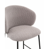 Стул полубарный Блейз букле светло-серый