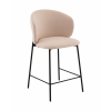 Стул полубарный Блейз велюр молочный