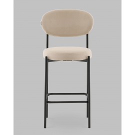 Стул Полубарный Бриф DD велюр бежевый