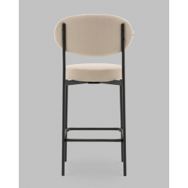 Стул Полубарный Бриф DD велюр бежевый