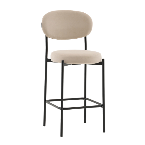 Стул Полубарный Бриф DD велюр бежевый